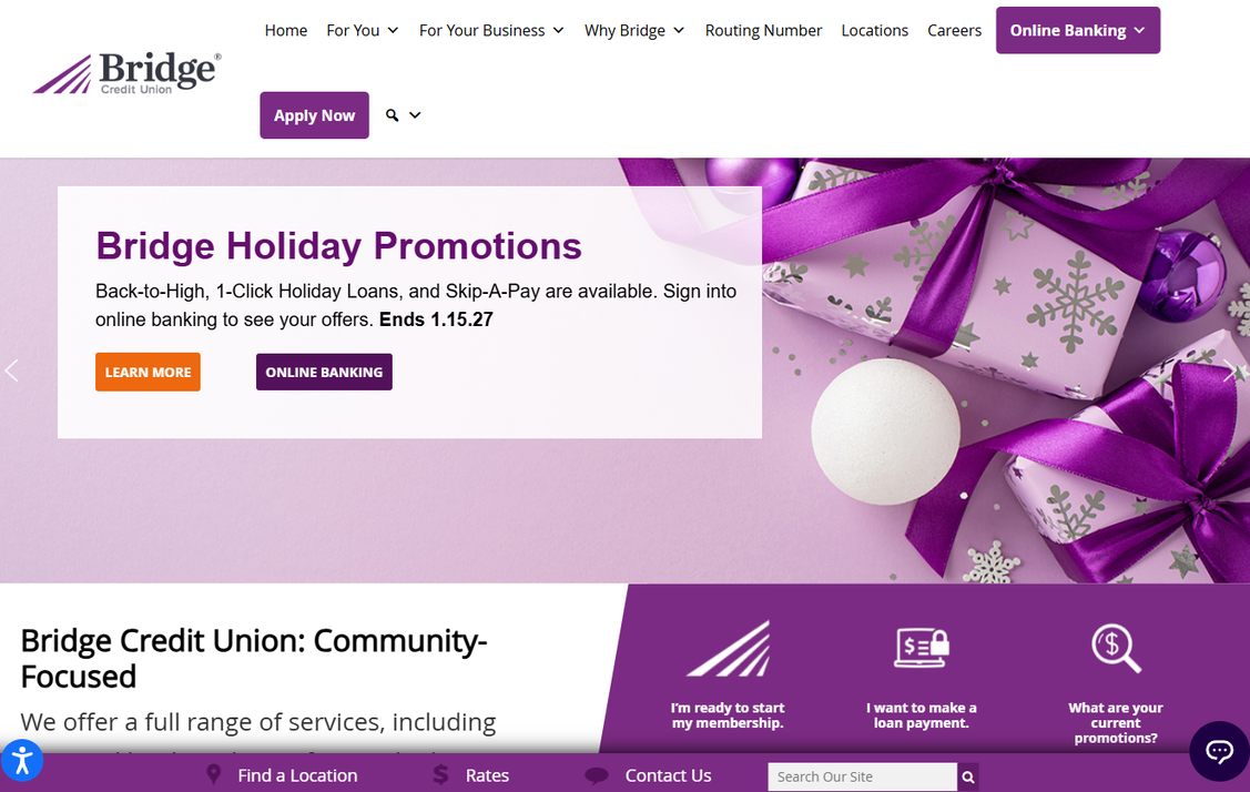 Bridge Credit Union – bridgecu.org