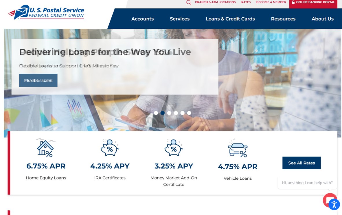 USPS Federal Credit Union – uspsfcu.org