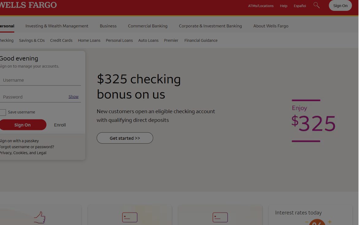 Wells Fargo – wellsfargo.com