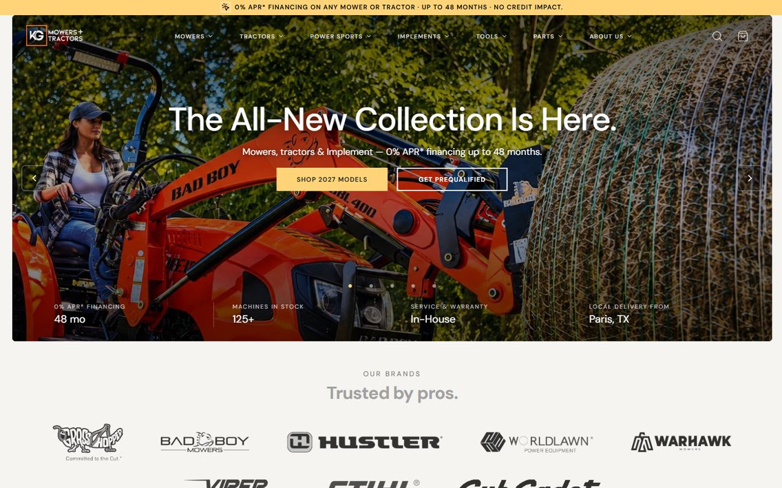 K and G Mowers – kgmowers.com