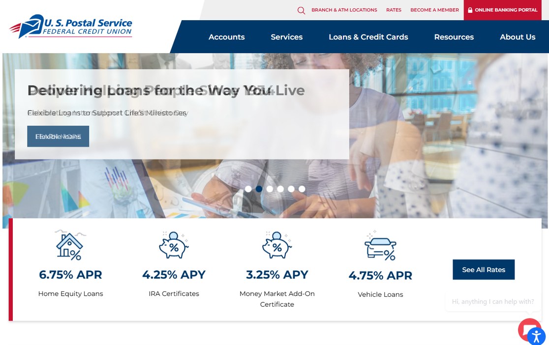 USPS Federal Credit Union – uspsfcu.org